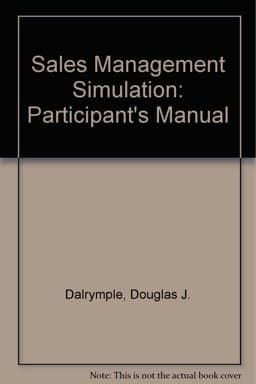 Sales Management Simulation 9780471397564