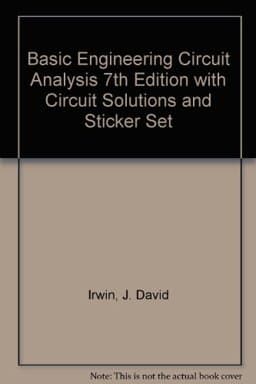 Basic Engineering Circuit Analysis with Circuit Solutions and Sticker 9780471446712