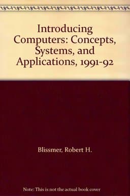 Introducing Computers 9780471534433