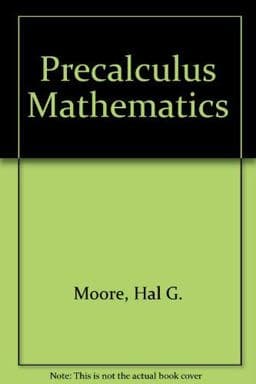 Pre-Calculus Mathematics 9780471614548
