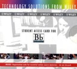 Student Access Card for Blackboard 9780471656104