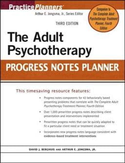 The Adult Psychotherapy Progress Notes Planner 9780471763444