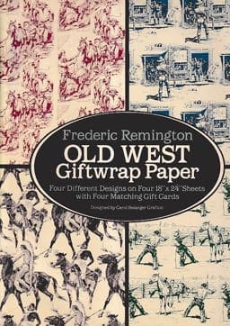 Old West Giftwrap Paper 9780486259017