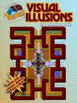 3-D Coloring Book - Visual Illusions 9780486489261