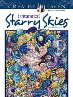 Creative Haven Entangled Starry Skies Coloring Book 9780486846682