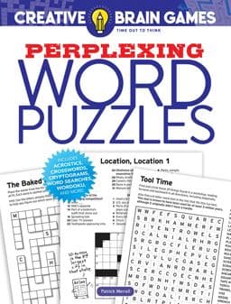 Creative Brain Games Perplexing Word Puzzles 9780486850580
