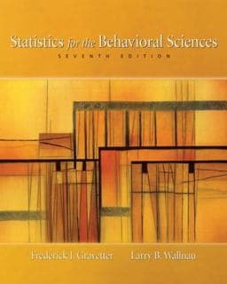 Statistics for the Behavioral Sciences 9780495095200