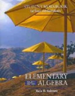Student Workbook-Elementary Algebra 9780495554684