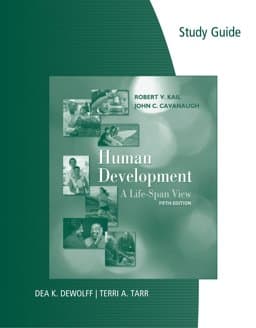 Study Guide for Kail/Cavanaugh's Human Development: A Life-Span View, 5th 9780495599586
