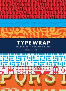 Type Wrap: Typographic Gift Wrapping Paper Book 9780500420805