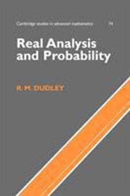 Real Analysis and Probability 9780521007542