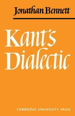 Kant's Dialectic 9780521098496