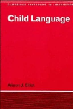 Child Language 9780521225182