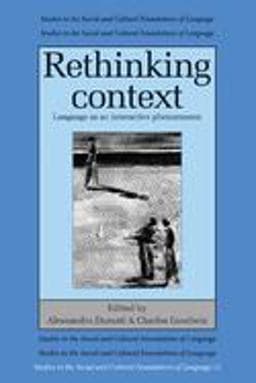 Rethinking Context 9780521422888