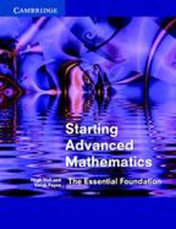 Starting Advanced Mathematics 9780521893565