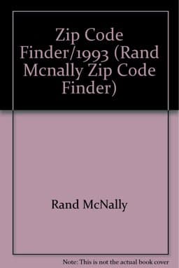 Zip Code Finder, 1993 9780528205088
