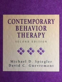Contemporary Behavior Therapy 9780534129903
