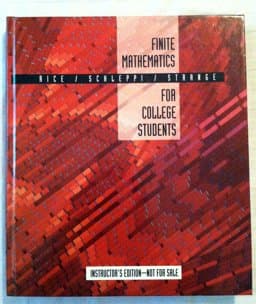Finite Mathematics for College Students 9780534171728