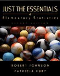 Just the Essentials of Elementary Statistics 9780534357795