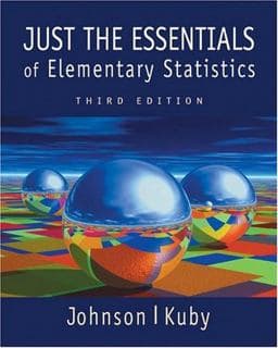 Just the Essentials of Elementary Statistics 9780534384722