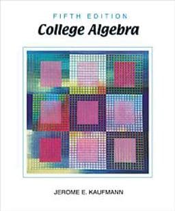 College Algebra 9780534386177