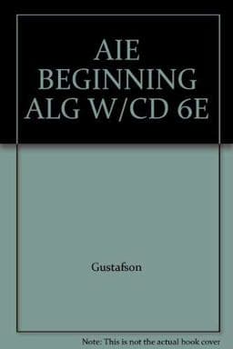Aie Beginning Alg W/Cd 9780534389161