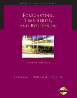 Forecasting, Time Series, and Regression (with CD-ROM) 9780534409777