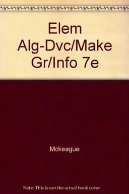 Elementary Algebra 9780534418434