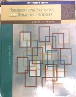 Understanding Statistics in the Behavioral Sciences 9780534577759