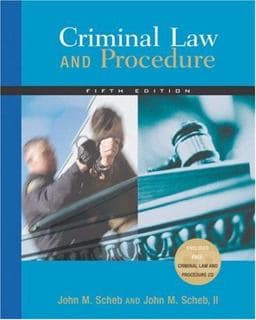 Criminal Law and Procedure (with CD-ROM and InfoTrac) 9780534629250