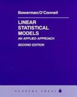 Linear Statistical Models 9780534917968