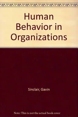 Human Behavior in Organizations 9780536671172