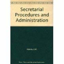Secretarial Procedures and Administration 9780538117302