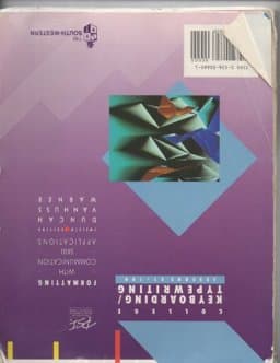 College Keyboarding Typewriting and Formatting 9780538208826
