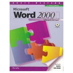 Microsoft Word 2000, QuickTutorial 9780538688505