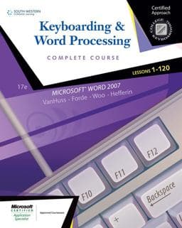 Keyboarding and Word Processing 9780538730273