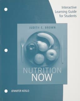 Interactive Learning Guide for Students for Brown's Nutrition Now 9780538739979