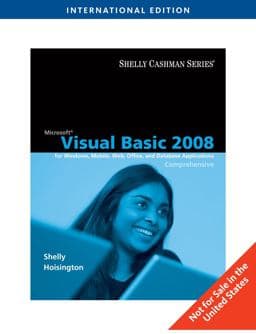 Microsoft® Visual Basic 2008 9780538744331