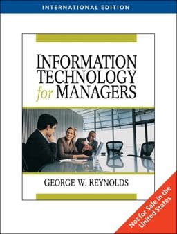 Information Technology for Managers 9780538745666