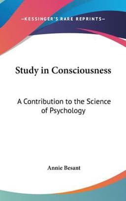 Study in Consciousness 9780548002452