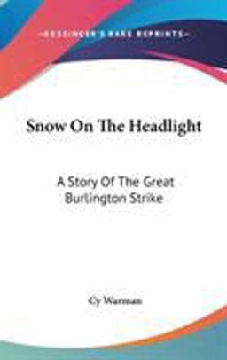 Snow on the Headlight 9780548369852