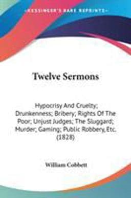 Twelve Sermons 9780548699416