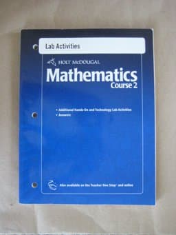 Lab Activities W/ANS Holt Math 2010 C2 9780554012773