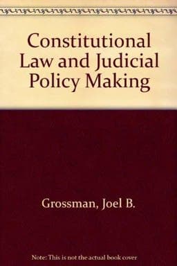 Constitutional Law and Judicial Policy-Making 9780582284838