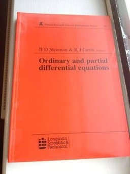 Ordinary Partial Differential Equation 9780582988927