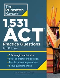 1,531 ACT Practice Questions, 8th Edition 9780593516607
