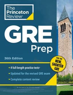 Princeton Review GRE Prep, 36th Edition 9780593517840