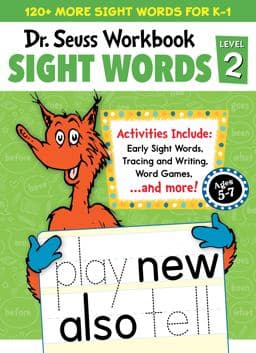 Dr. Seuss Sight Words Level 2 Workbook 9780593712498