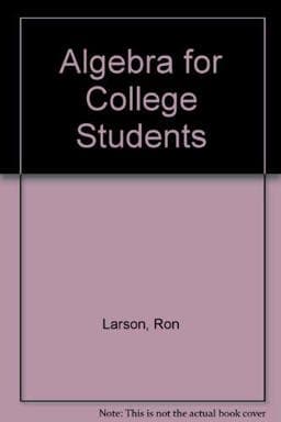 Larson Algebra for College Students Plus Eduspace One Semester 9780618521029