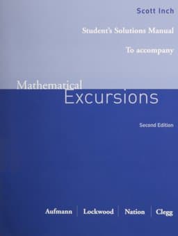 Mathematical Excursions 9780618608553